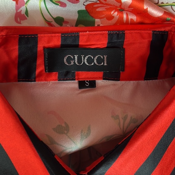 🔥HOT🔥Gucci Vintage Silk Floral Print Blouse❤️🔥 - Picture 5 of 8